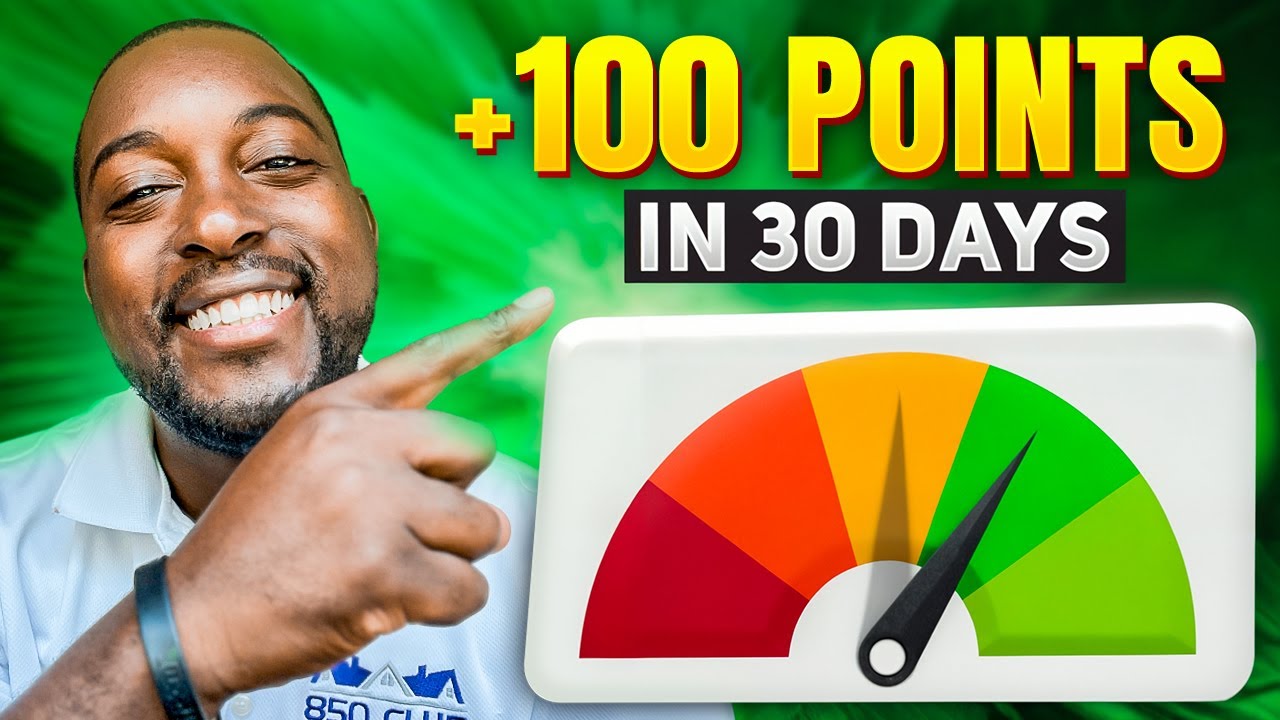 How To Increase Your Credit Score 100 Points In 30 Days - YouTube